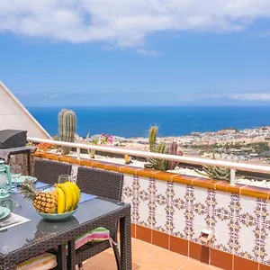 Premium Penthouse 105m2,bali Bed,heated Pool,best Sunsets Costa Adeje (Tenerife)